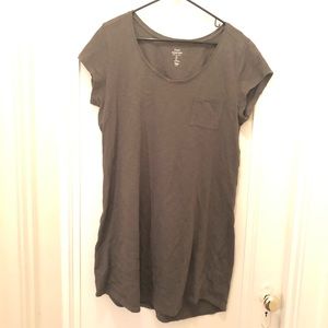 Gap easy confort green t shirt dress